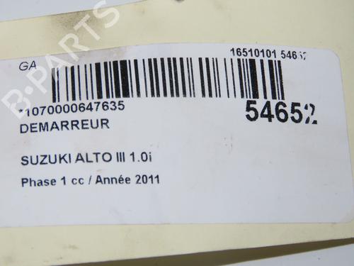 Startmotor SUZUKI ALTO VII (GF, HA25_, HA35_) 1.0 (AMF310, GFC31S) (68 hp) 31242426