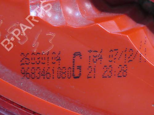 Left tailgate light PEUGEOT 3008 I MPV (0U_) 2.0 HDi 150 / BlueHDi 150 | BP28832606C79 