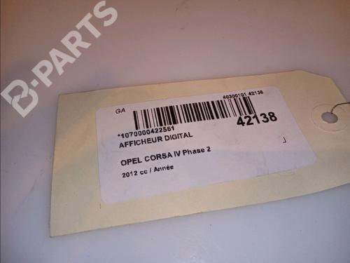 Display monitor OPEL CORSA D (S07) 1.3 CDTI (L08, L68) | BP12094928C48 