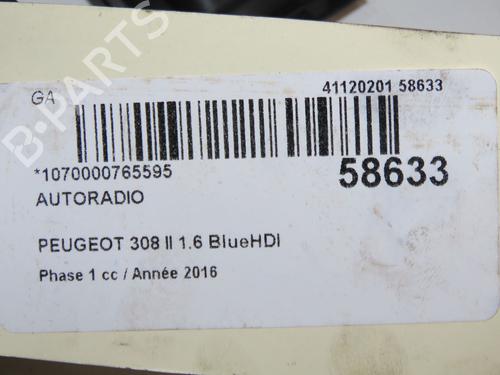 Bilradio Bilradio PEUGEOT 308 II (LB_, LP_, LW_, LH_, L3_) 1.6 HDi 100 (99 hp) 37479634 37479634