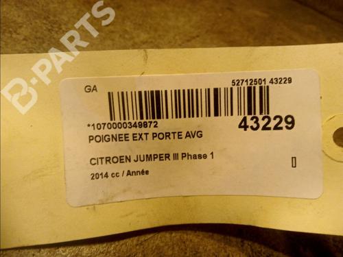 Front left exterior door handle CITROËN JUMPER II Van 2.2 HDi 130 | BP10053308C128 