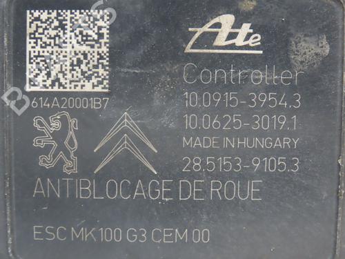 ABS pump PEUGEOT 2008 I (CU_) 1.6 HDi | BP18415095M43 