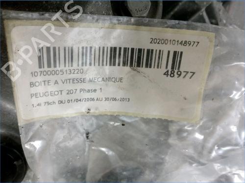 Used Gearbox Gearbox PEUGEOT 207 (WA_, WC_) 1.4 (73 hp) 17527731 17527731