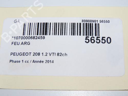 Left taillight PEUGEOT 208 I (CA_, CC_) 1.2 VTI 82 | BP31324673C34