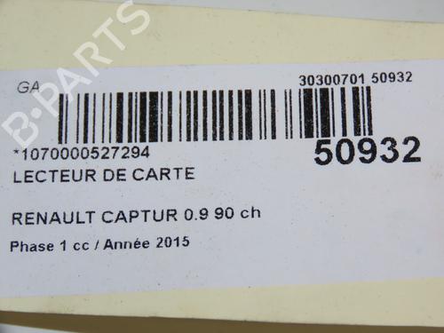 Used Card reader RENAULT CAPTUR I (J5_, H5_) 0.9 TCe 90 (90 hp) 18601629