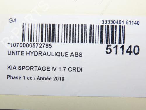 ABS pump KIA SPORTAGE IV (QL, QLE) 1.7 CRDi | BP31120345M43