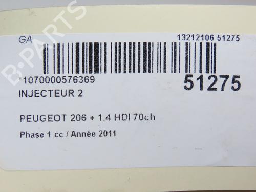 Injector PEUGEOT 206+ (2L_, 2M_) 1.4 HDi eco 70 | BP26404313M100  - Image 5