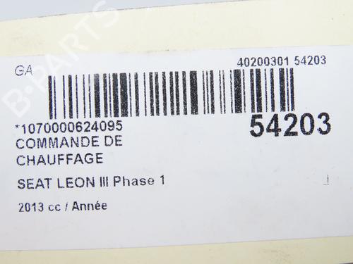 climate-control-seat-leon-5f1-2012-2013-2014-2015-2016-2017-2018-2019-2020-2021-29601105 main image