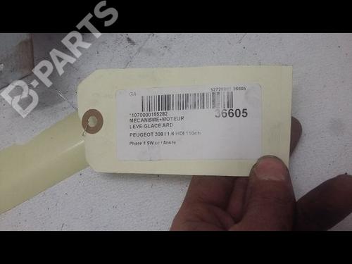 Rear right window mechanism PEUGEOT 308 SW I (4E_, 4H_) 1.6 HDi | BP9601092C25 