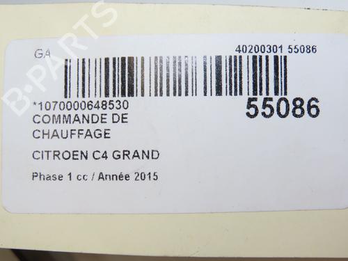AC-Styringsenhed/Manøvreenhed CITROËN C4 Picasso II 2.0 BlueHDi 150 (150 hp) 29469748