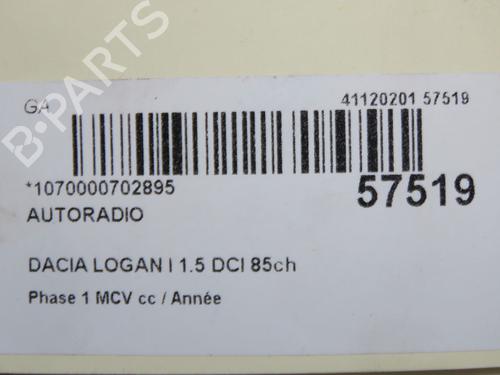 Used Radio Radio DACIA LOGAN MCV (KS_) 1.5 dCi (KS0W) (86 hp) 36427049 36427049
