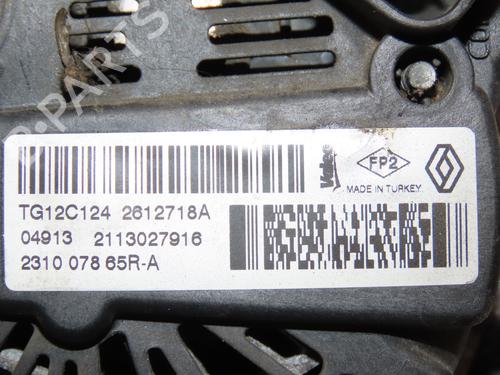 Generator RENAULT CLIO IV (BH_) 1.5 dCi 90 | BP28801428M7 