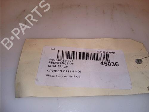 Used Heater resistor CITROËN C1 (PM_, PN_) 1.4 HDi (54 hp) 15742127