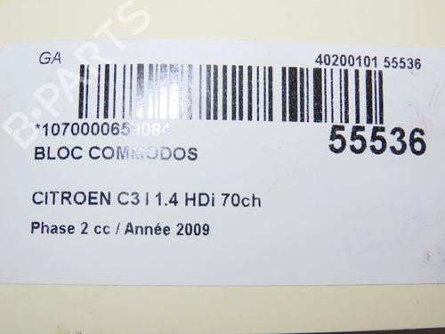 Used Steering column stalk CITROËN C3 I (FC_, FN_) 1.4 HDi (68 hp) 31077317