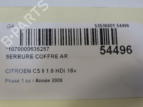 Tailgate lock CITROËN C5 III (RD_) 1.6 HDi 110 (RD9HZC) | BP29469784C101 