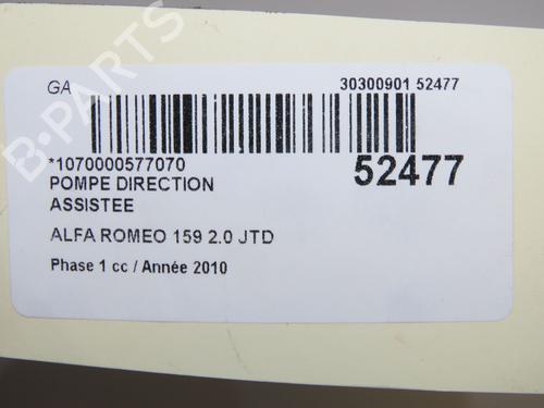 Pompe de direction assistée Pompe de direction assistée 37650749 37650749