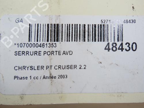 Used Front right lock CHRYSLER PT CRUISER (PT_) 2.2 CRD (121 hp) 22692707