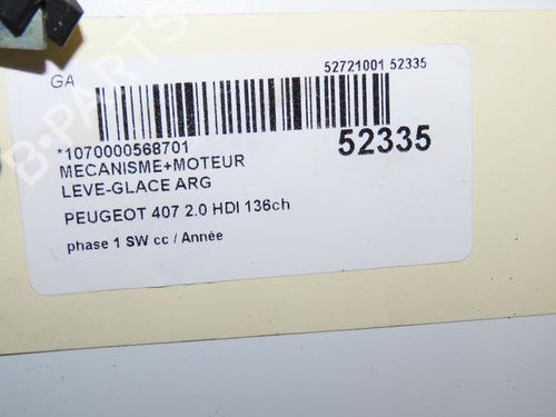 Used Rear left window mechanism Rear left window mechanism FORD TRANSIT CONNECT V408 Box Body/MPV 1.5 EcoBlue (101 hp) 33998865 33998865