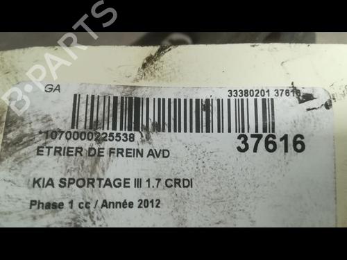 Used Right front brake caliper KIA SPORTAGE III (SL) 1.7 CRDi (116 hp) 14877365