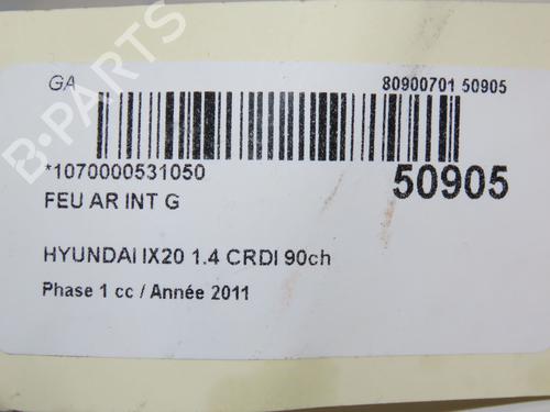 Left tailgate light HYUNDAI ix20 (JC) 1.4 CRDi | BP18709865C79 
