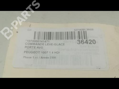 Left front window switch PEUGEOT 1007 (KM_) 1.4 HDi | BP9600272I27 