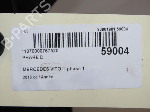 right-headlight-mercedes-benz-vito-van-w447-2014-37163359 main image