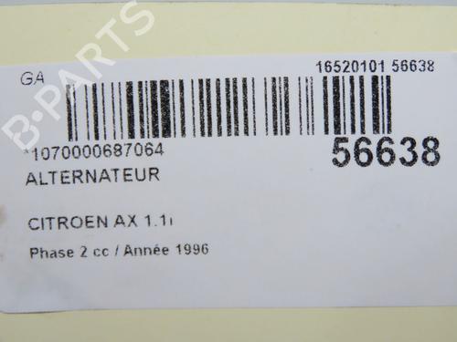 Used Alternator CITROËN AX (ZA-_) 11 (60 hp) 31179687