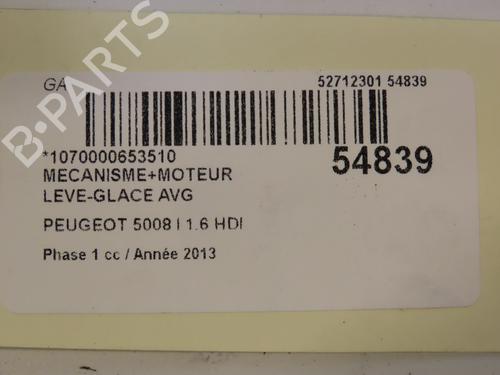 Used Front left window mechanism PEUGEOT 5008 (0U_, 0E_) 1.6 HDi (114 hp) 28831215