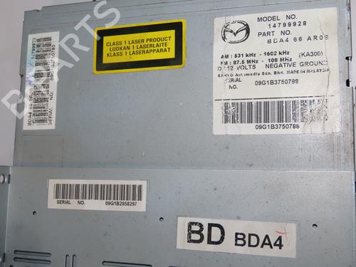 Radio MAZDA 3 (BL) 1.6 MZ-CD (BL14) | BP39180443E6 - Image 3
