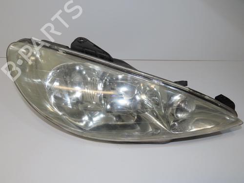Used Right headlight Right headlight PEUGEOT 206 Hatchback (2A/C) 1.4 HDi eco 70 (68 hp) 36396254 36396254