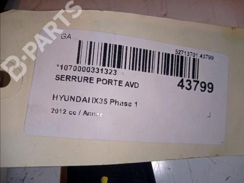 Front right lock HYUNDAI ix35 (LM, EL, ELH) 2.0 CRDi 4WD | BP11102759C97 
