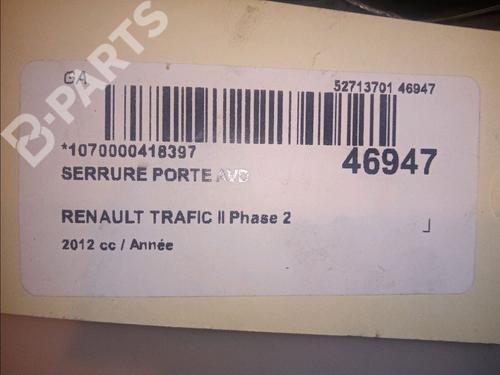 Front right lock RENAULT TRAFIC II Bus (JL) 2.0 dCi 115 (JL00, JL01, JL0H, JL0M, JL0U) | BP11932773C97 