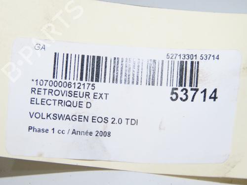 Used Right mirror VW EOS (1F7, 1F8) 2.0 TDI (140 hp) 31984620