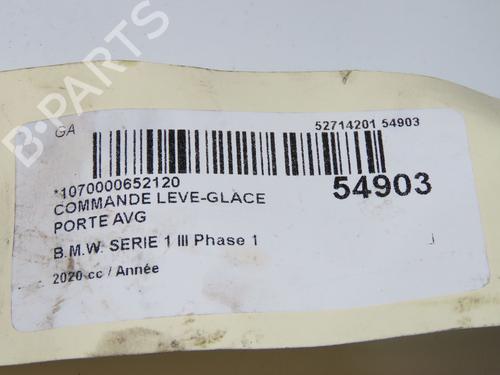 Venstre fortil elrude kontakt BMW 1 (F40) 116 d (116 hp) 31274424