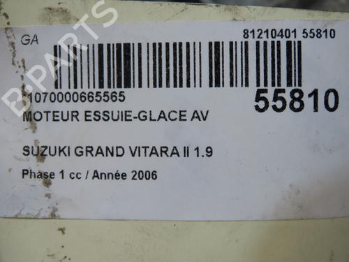Used Front wiper motor SUZUKI GRAND VITARA II (JT, TE, TD) 1.9 DDiS All-wheel Drive (JT419, TD44, JB419WD, JB419XD,... (129 hp) 32076181