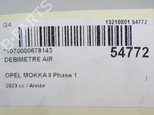 Mass air flow sensor OPEL MOKKA 1.5 (76) | BP31120017M95  - Image 6