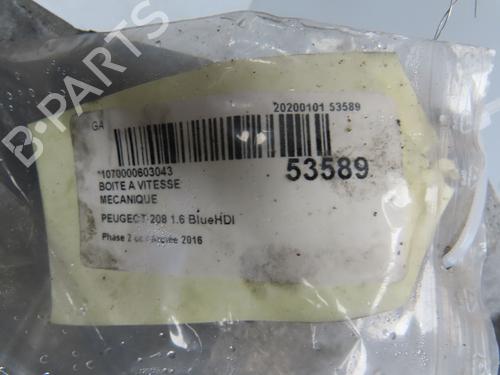 Used Gearbox Gearbox PEUGEOT 208 I (CA_, CC_) 1.6 HDi / BlueHDi 75 (75 hp) 28309591 28309591