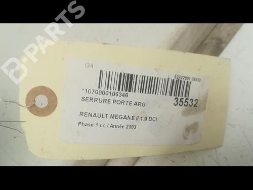 Rear left lock RENAULT SCÉNIC II (JM0/1_) 1.9 dCi (JM0G, JM12, JM1G, JM2C) | BP9597588C100 