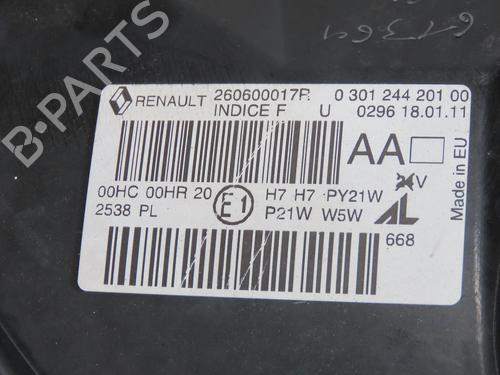 Left headlight RENAULT MEGANE III Hatchback (BZ0/1_, B3_) 1.9 dCi (BZ0N, BZ0J) | BP39893989C28 - Image 4