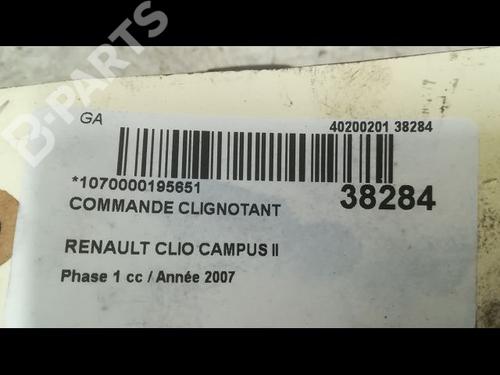 Steering column stalk RENAULT CLIO II (BB_, CB_) 1.5 dCi (B/C2J) | BP9603537I23 