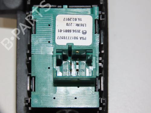 Left front window switch DS DS 7 Crossback (J4_, JR_, JC_) 2.0 BlueHDi 180 (JJEHZR) | BP36495254I27 - Image 6
