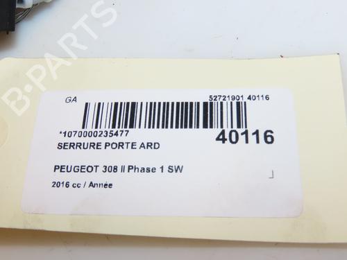 Rear right lock PEUGEOT 308 SW II (LC_, LJ_, LR_, LX_, L4_) 1.2 THP 130 | BP16667293C99 
