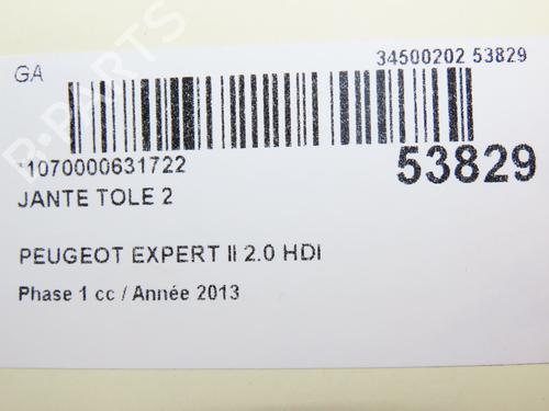 Rim PEUGEOT EXPERT Van (VF3A_, VF3U_, VF3X_) 2.0 HDi 130 | BP28830164C45 