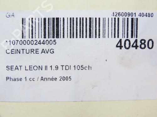 Front left belt tensioner SEAT LEON (1P1) 1.9 TDI | BP28830776C87 