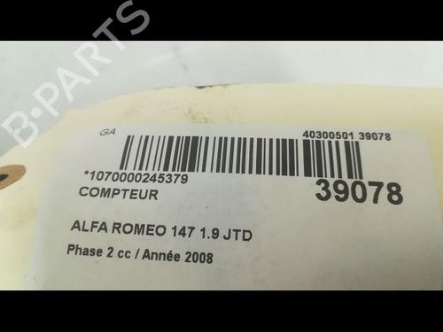 Used Instrument cluster ALFA ROMEO 147 (937_) 1.9 JTDM (937.AXD1A, 937.AXV1A, 937.BXB1A) (115 hp) 9609176