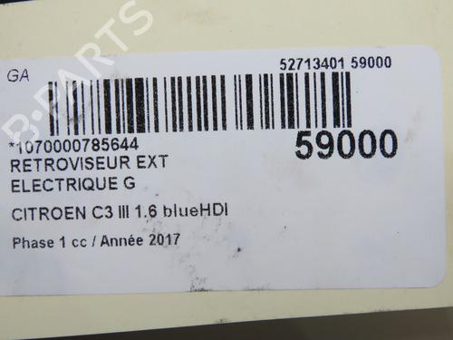 left-mirror-citroen-c3-iii-sx-2016-37275916 main image