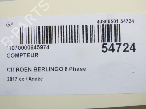Instrument cluster CITROËN BERLINGO MULTISPACE (B9) 1.2 PureTech 110 | BP36283631C47 - Image 5