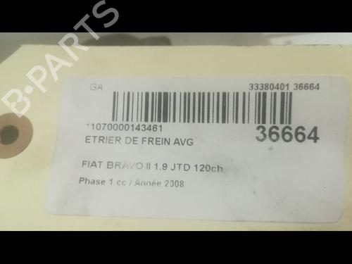 Used Left front brake caliper FIAT BRAVO II (198_) 1.9 D Multijet (198AXB1A) (120 hp) 14878165