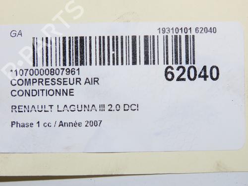 AC compressor RENAULT LAGUNA III (BT0/1) 2.0 dCi (BT01, BT08, BT09, BT0E, BT0K, BT12, BT1C, BT1D,... | BP40026304M34 - Image 9