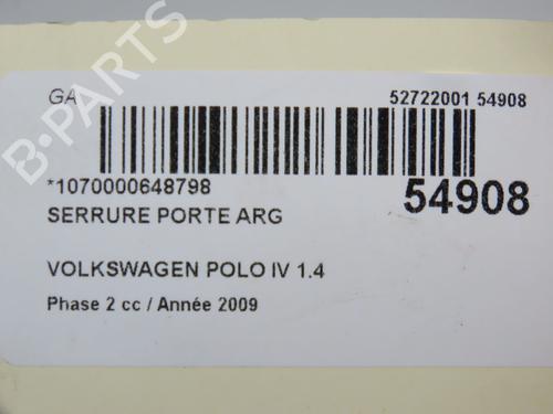 rear-left-lock-vw-polo-iv-9n_-9a_-2001-2002-2003-2004-2005-2006-2007-2008-2009-2010-2011-2012-2013-2014-30522351 main image